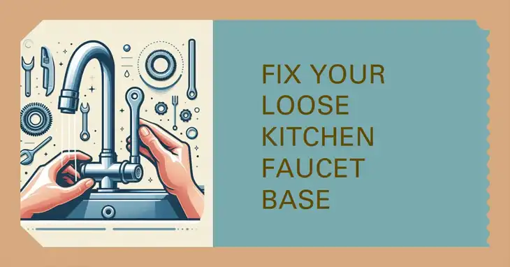 How to Tighten a Loose Single Handle Kitchen Faucet Base?