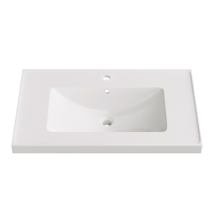 JPND 30" Rectangular Vanity Top Bathroom Integrated Sink