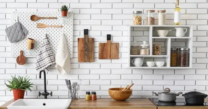 How to Attach Kitchen Drying Rack to Oversized Pegboard