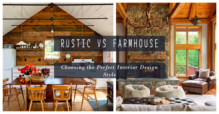 Rustic vs Farmhouse: Which Interior Design Style Should You Go With